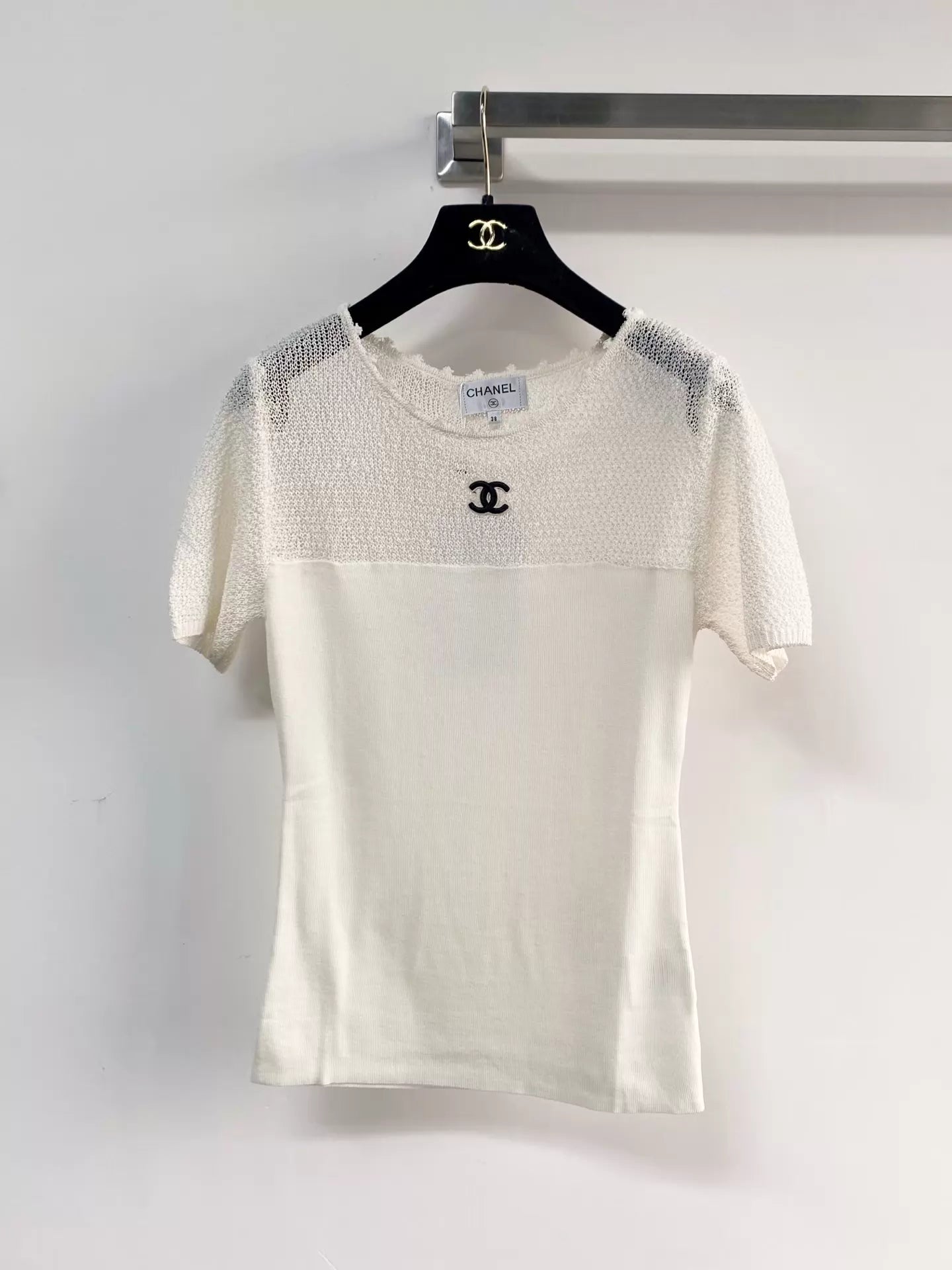 26ss Logo cutout T-shirt