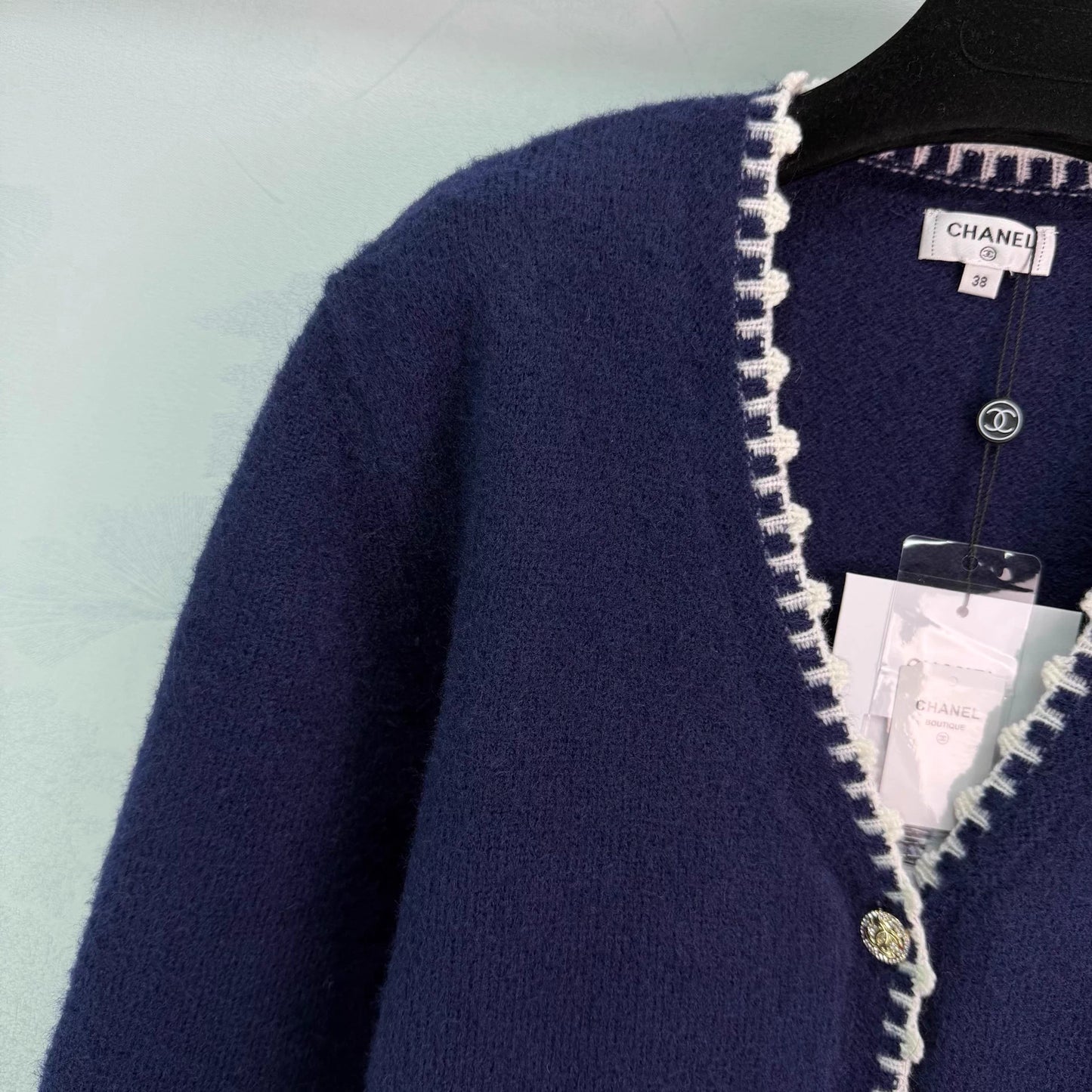 Knitted V-neck Cardigan