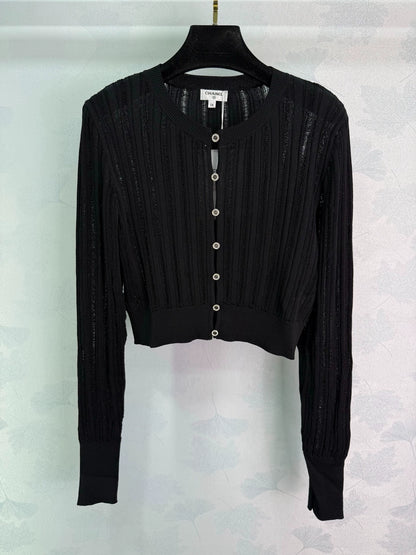 26ss Ribbed Knit Cardigan