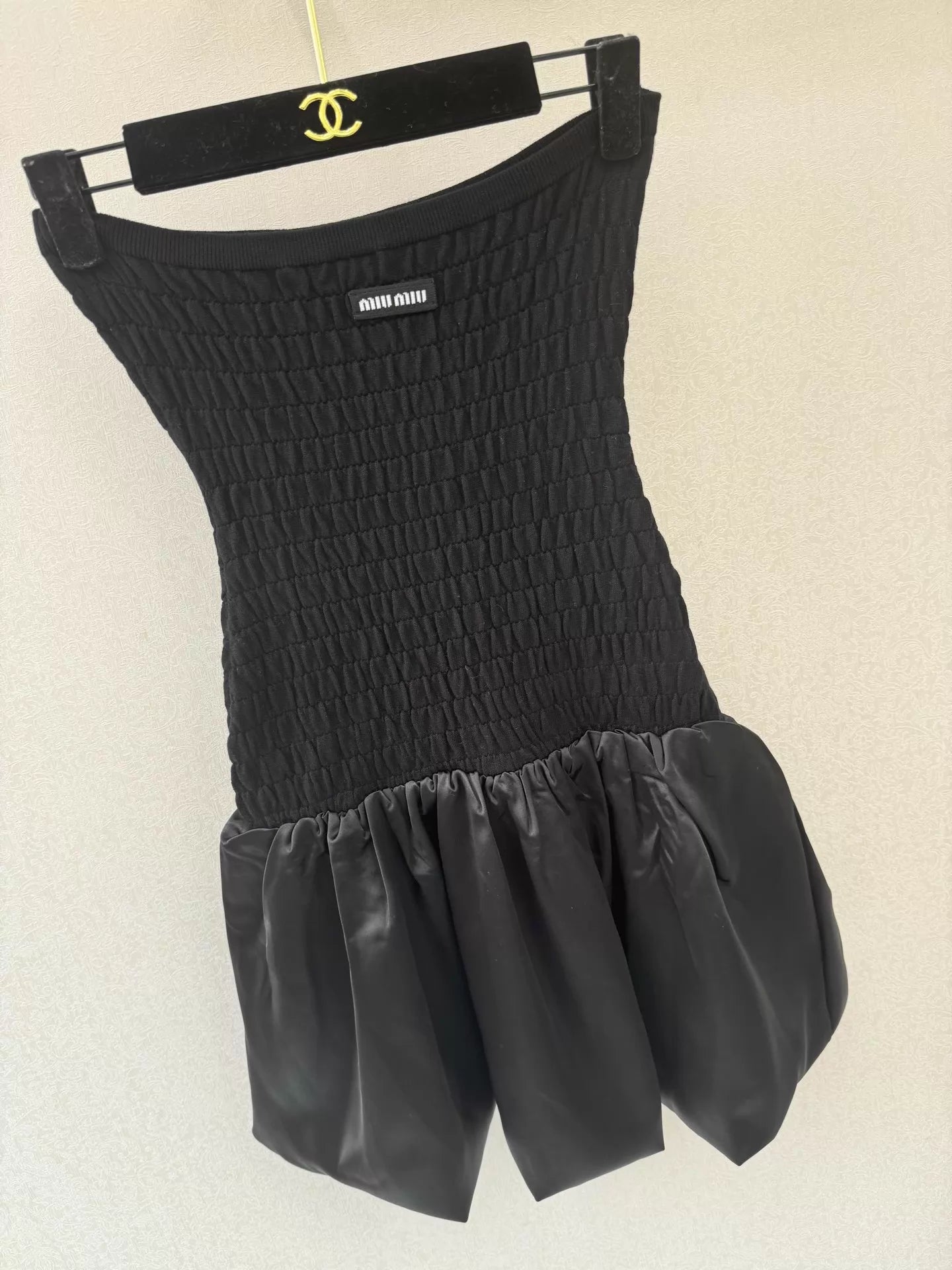 26ss Strapless A-line Dress