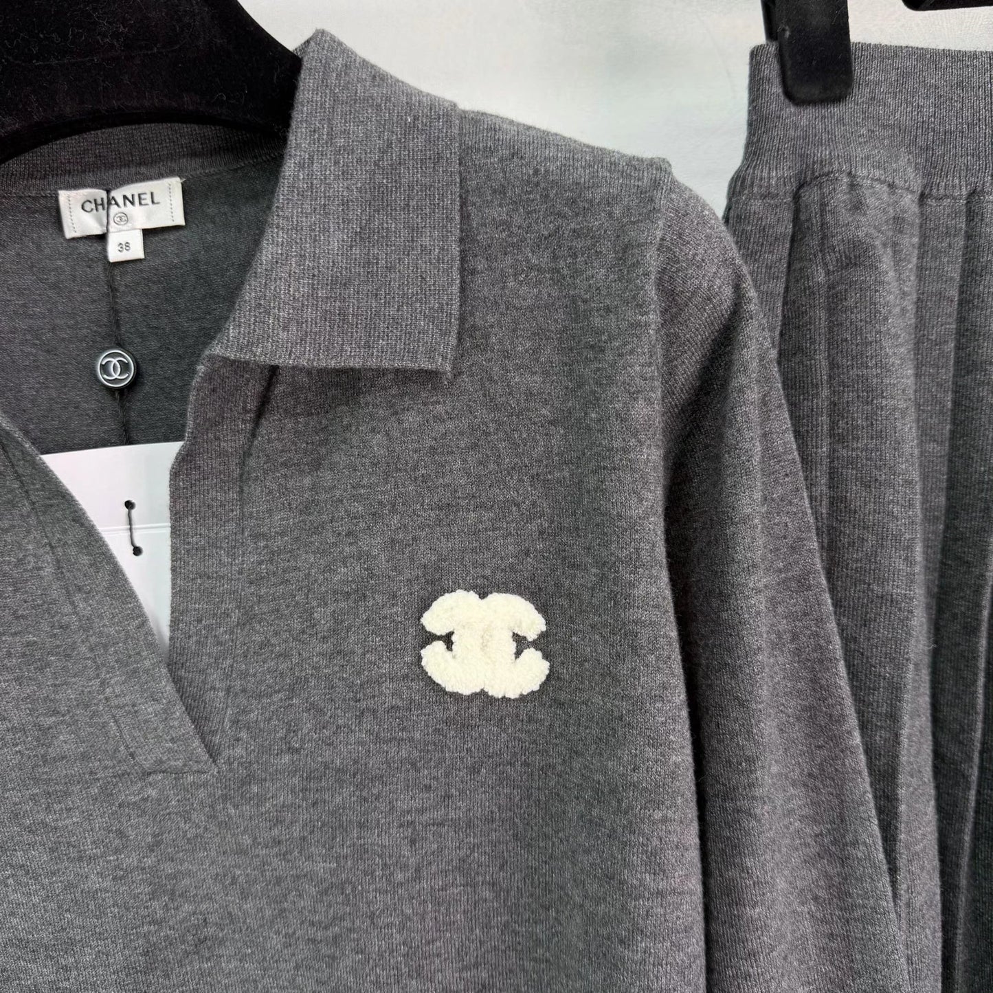 Preppy Style Knit Set
