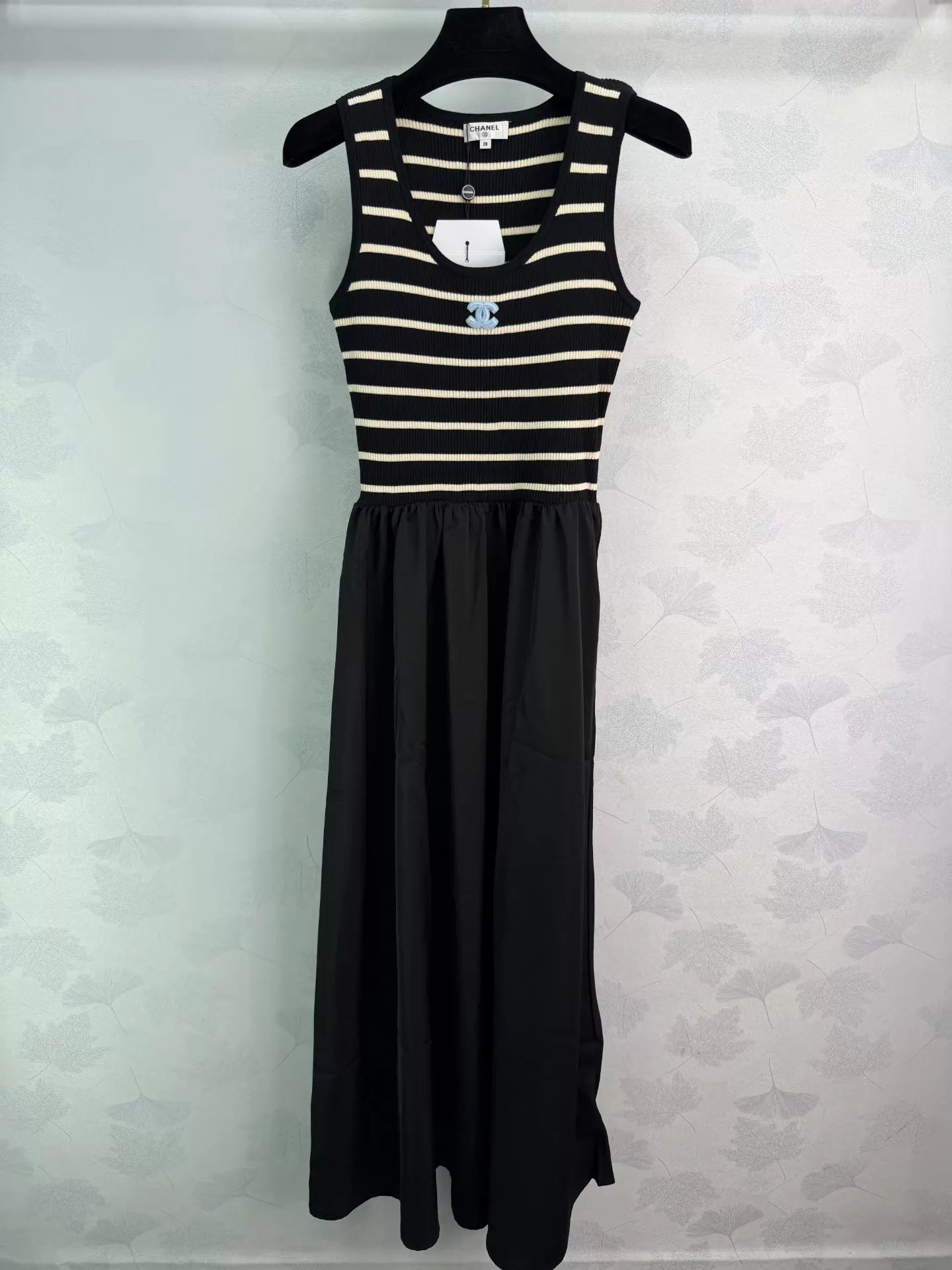 Striped Knit Vest Dress