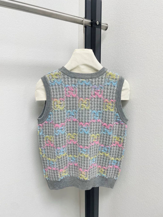 25fw Jacquard vest