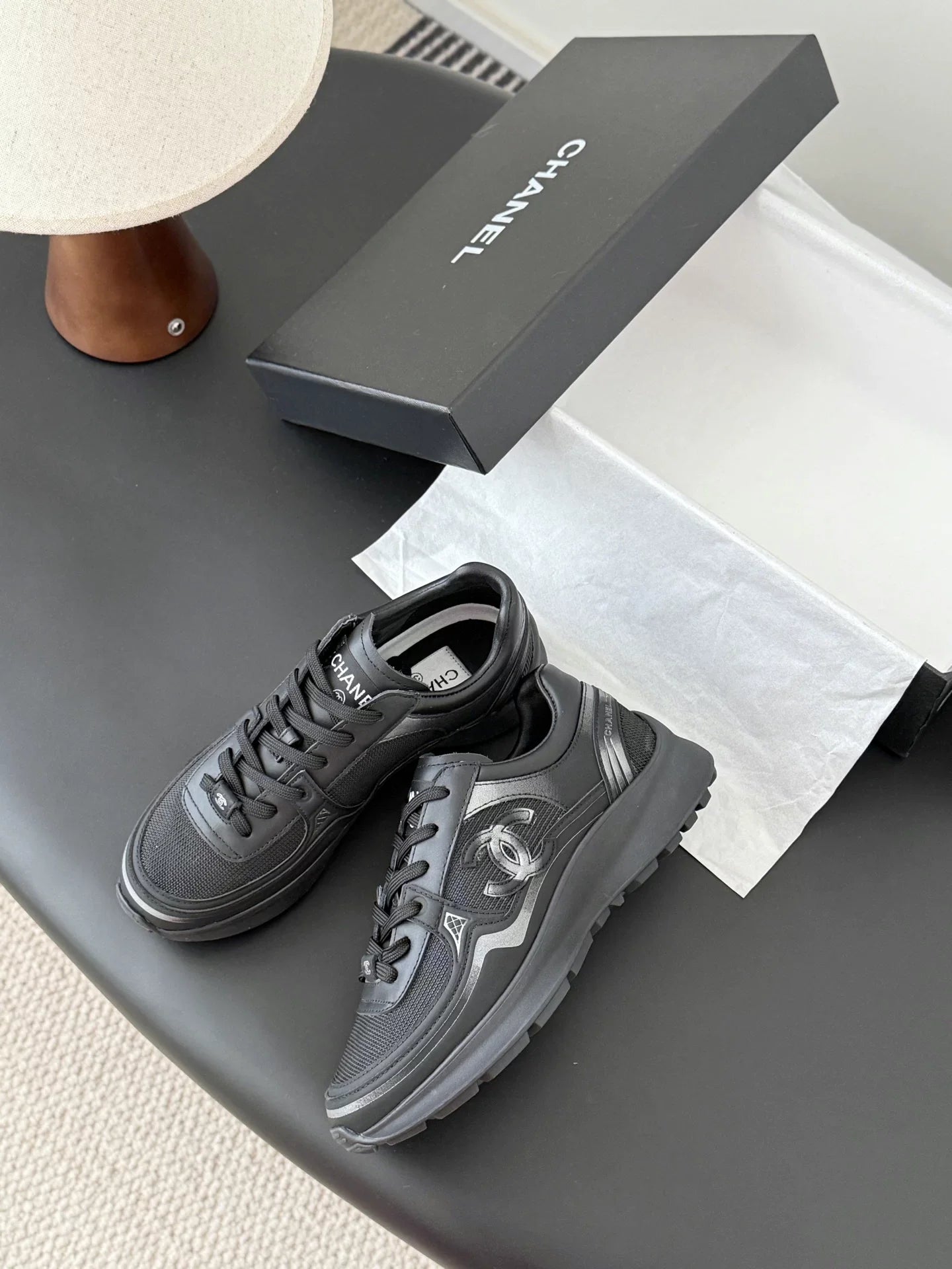 Double C Mesh Sneakers