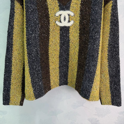 Striped Knit Sweater