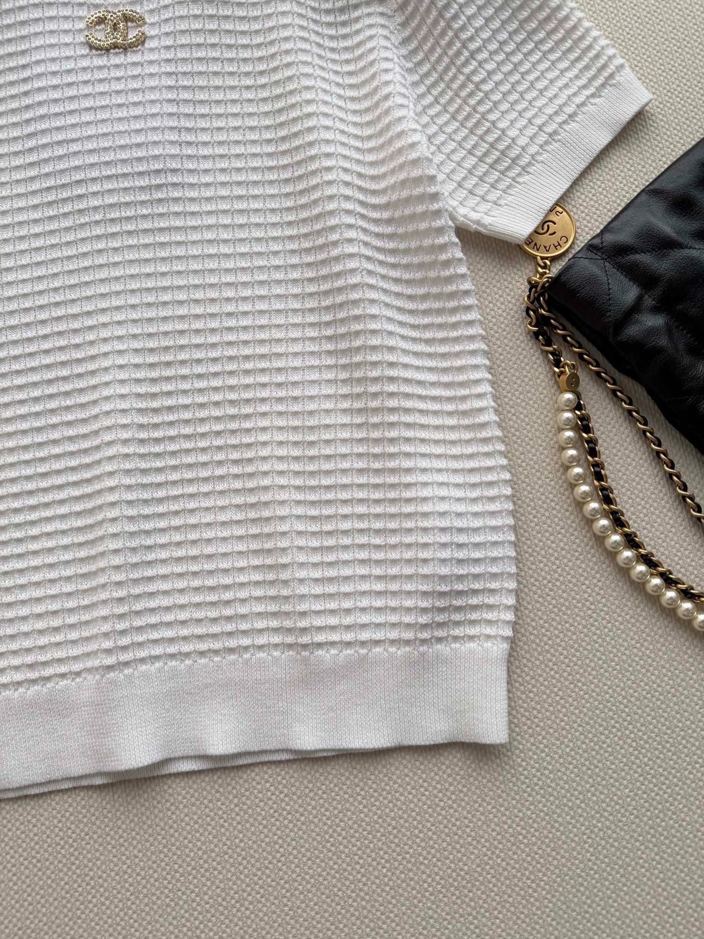 26ss Logo knitted T+shirt