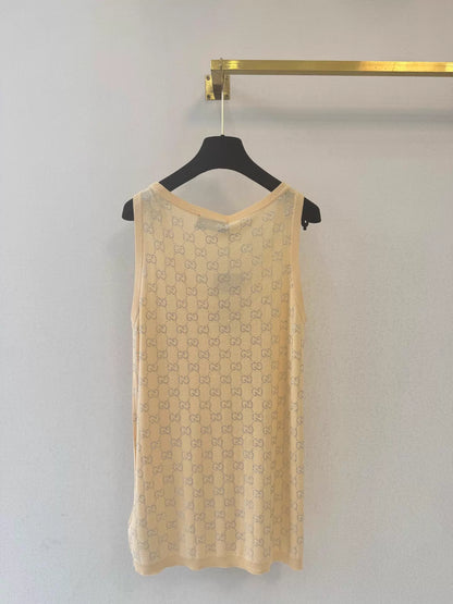Jacquard Knit Vest