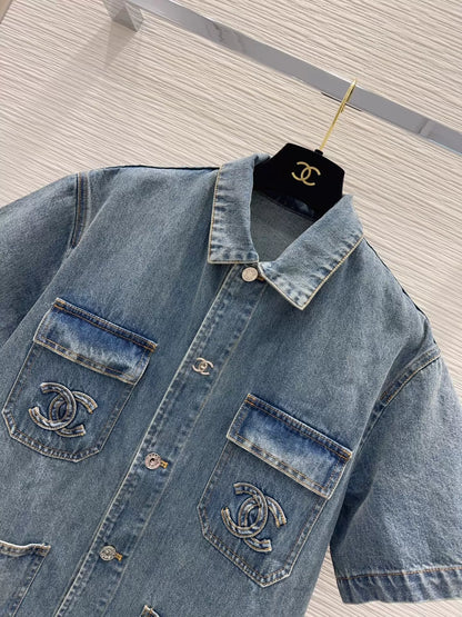 26ss Pocket Denim T-Shirt