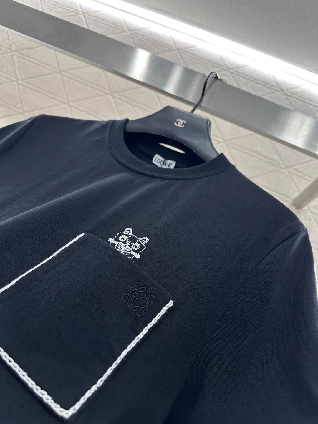 Pocket Embroidered Logo T-Shirt