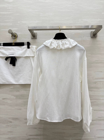 25fw Cotton and linen pleated shirt（Medieval Series）
