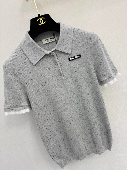 26ss Knitted Polo Shirt