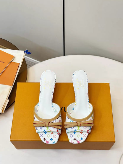 26ss Bow-tie High-Heeled Sandals