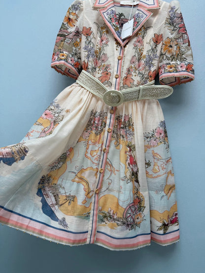 26New Vacation-Style Dress with an Oil-Painting Aesthetic