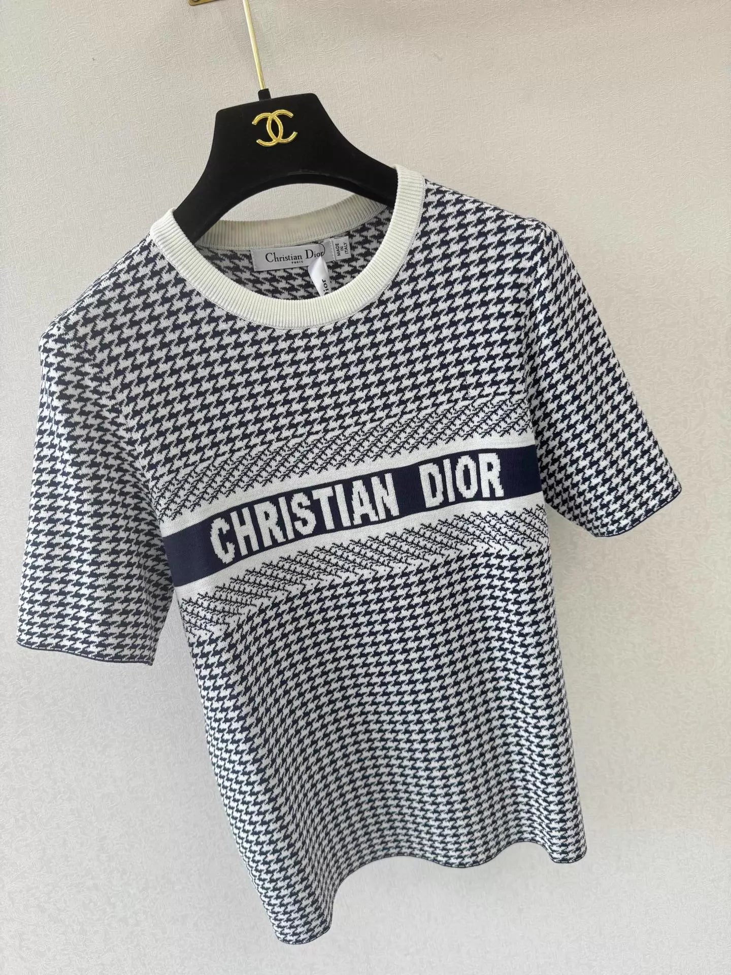 26ss Tweed Knit T-Shirt