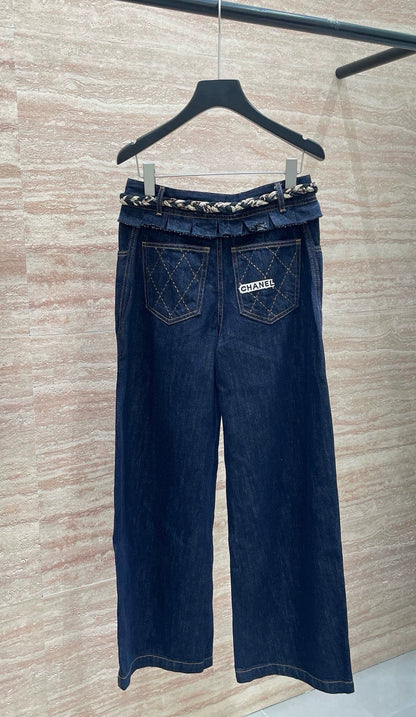 25fw Xiaoxiang lace hemp rope pants (vintage series)
