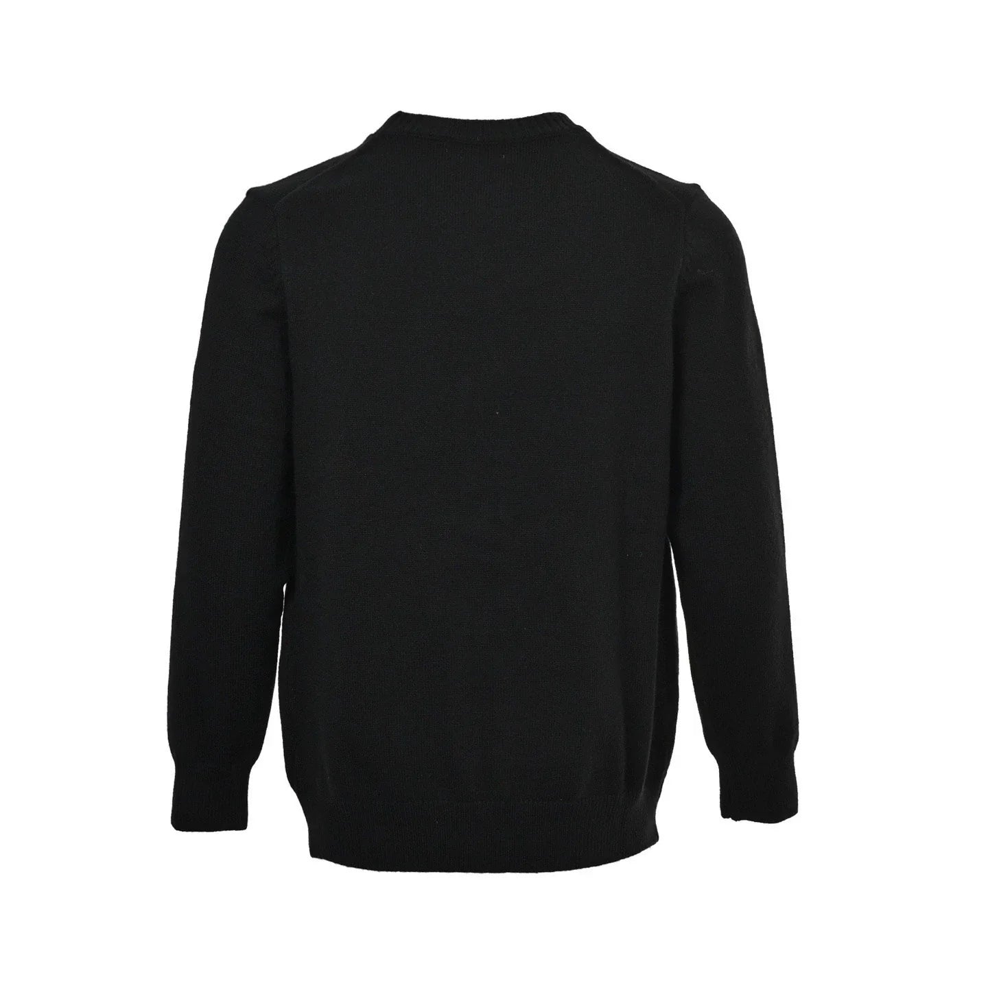25fw Letter jacquard round neck sweater