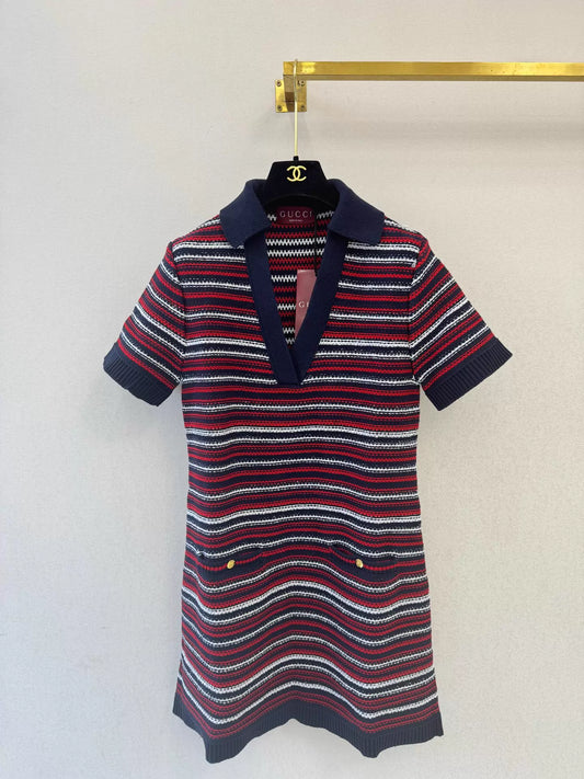 Striped Knit Dress
