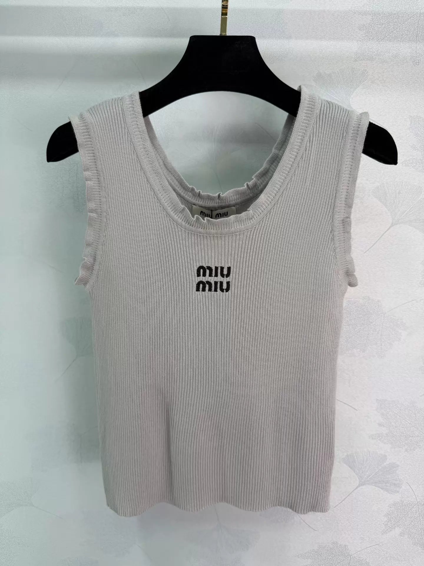 Embroidered Knit Vest