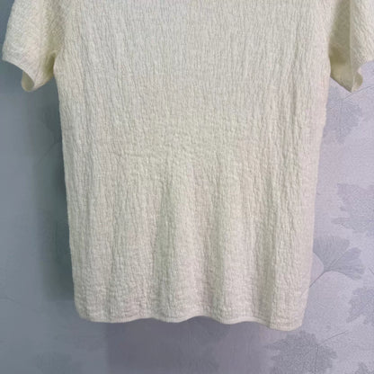 26ss Textured Knit T-Shirt