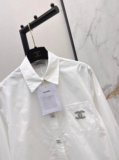 Logo long-sleeved shirt