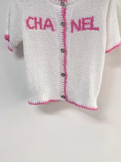 26ss Letter single-breasted T-shirt