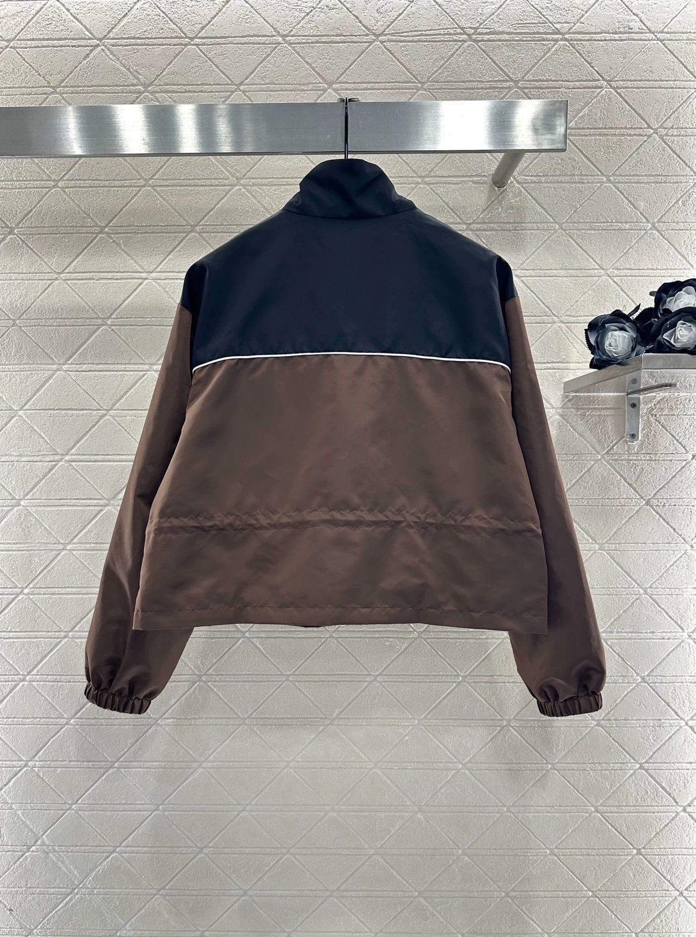 25fw Color blocking drawstring jacket jacket