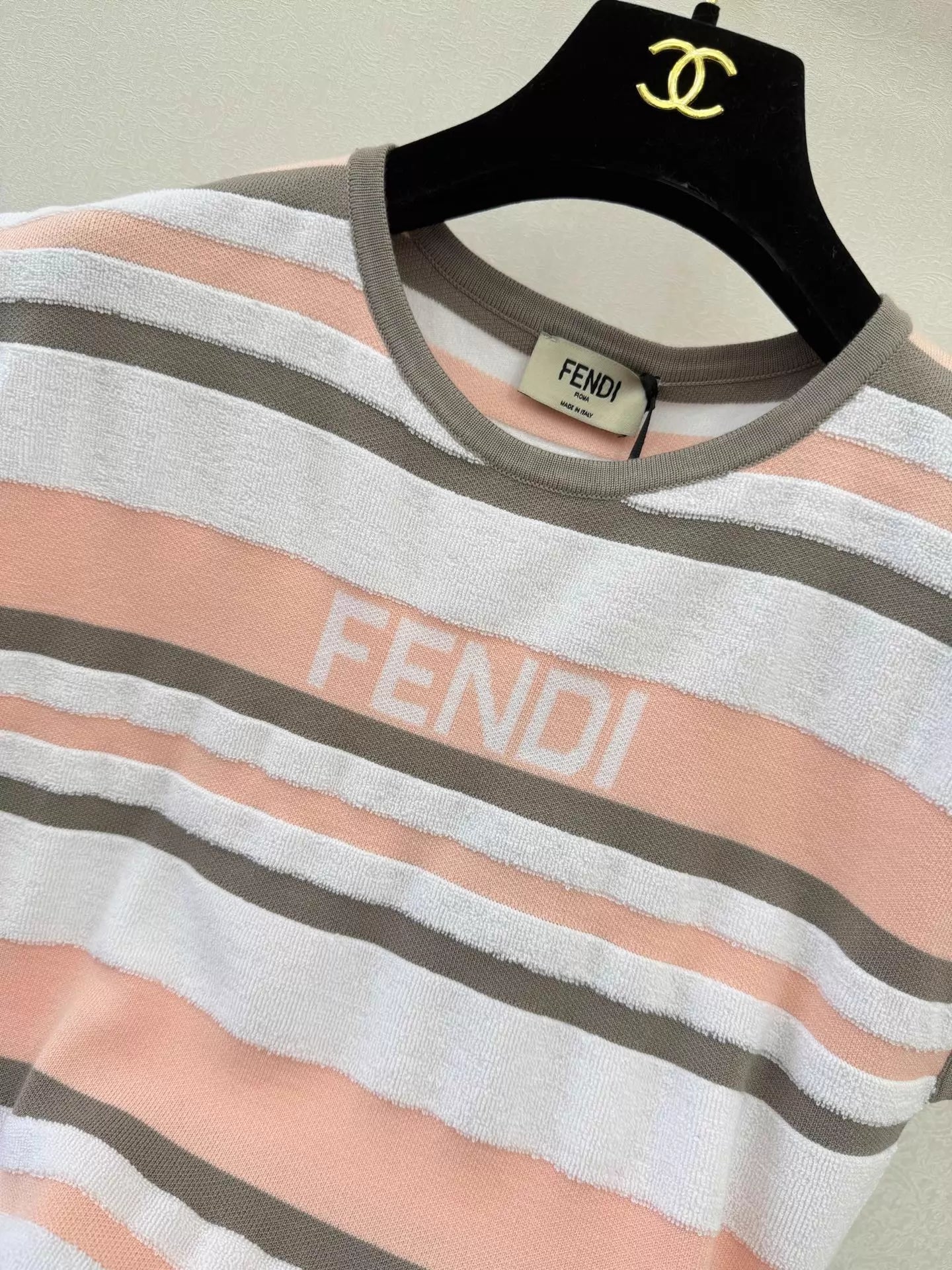 26ss Striped Knit Set