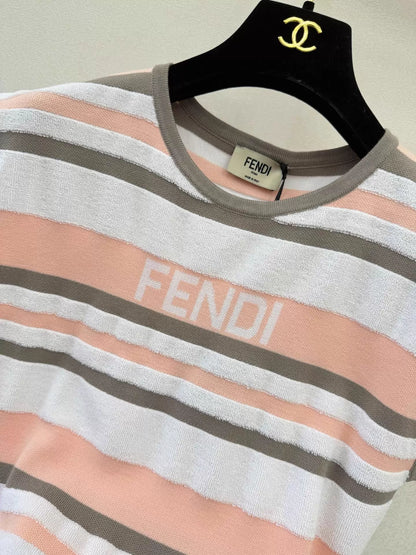 26ss Striped Knit Set