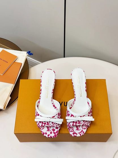 26ss Bow-tie High-Heeled Sandals