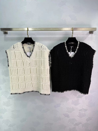 Crochet Knit Vest