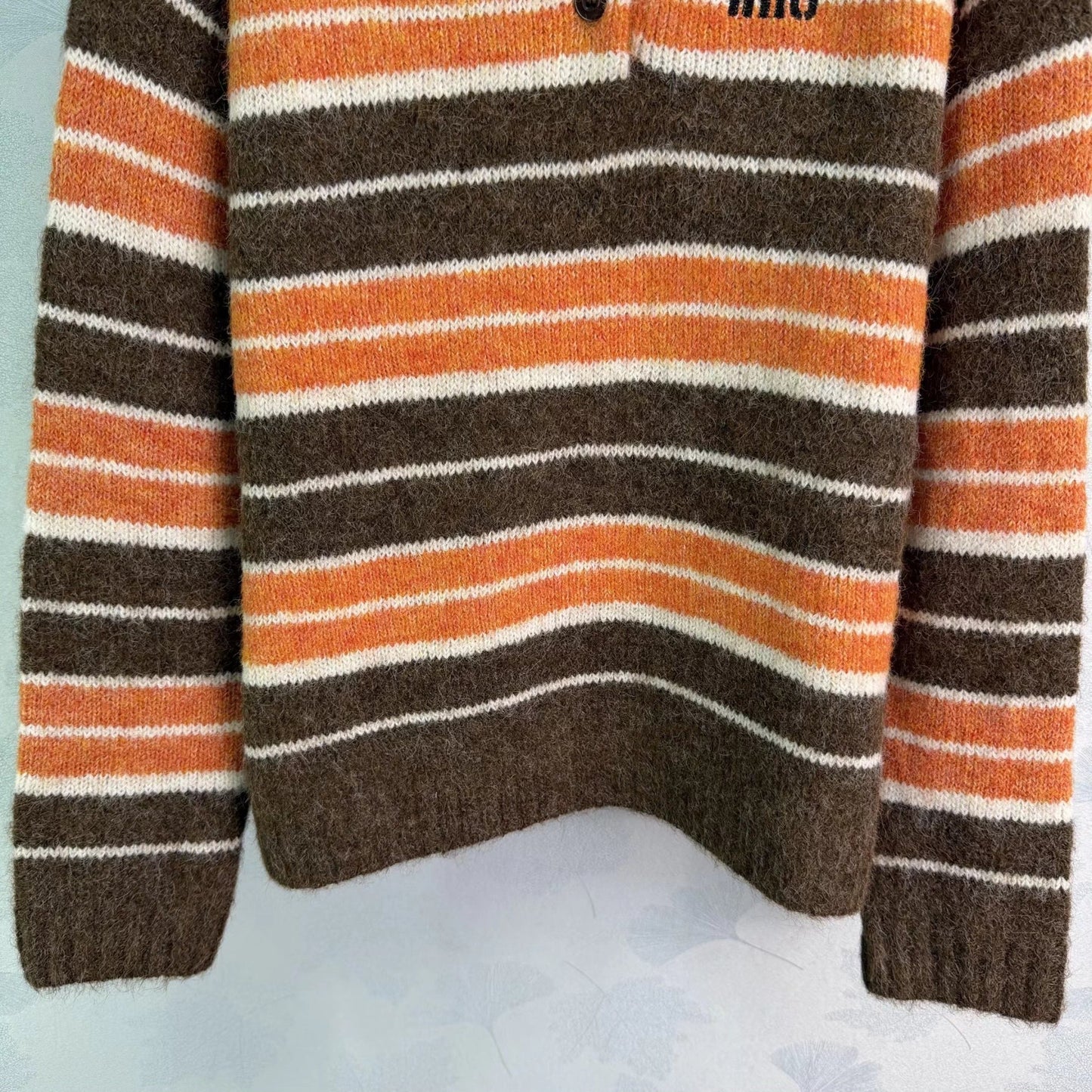 Striped Polo Sweater
