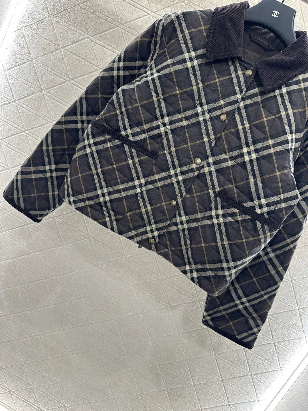 Plaid cotton jacket