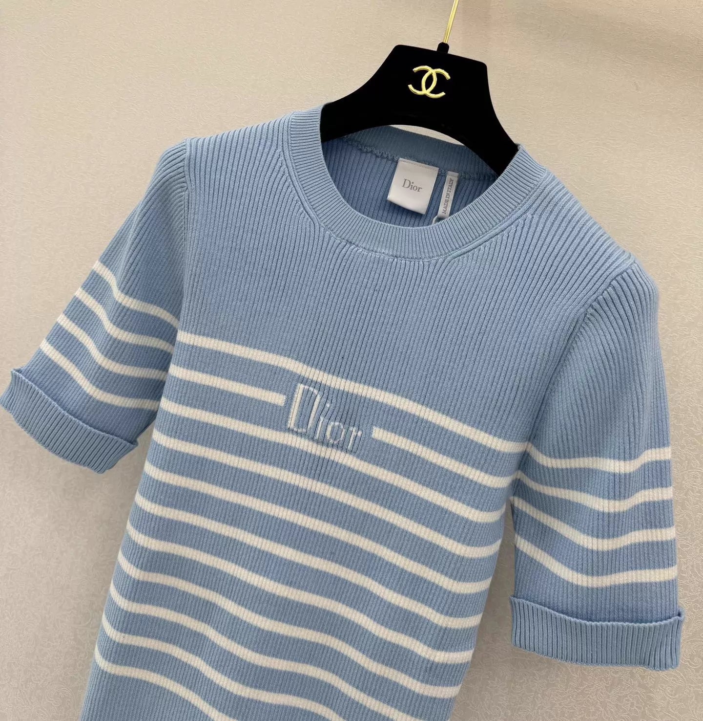 26ss Striped Knit T-Shirt