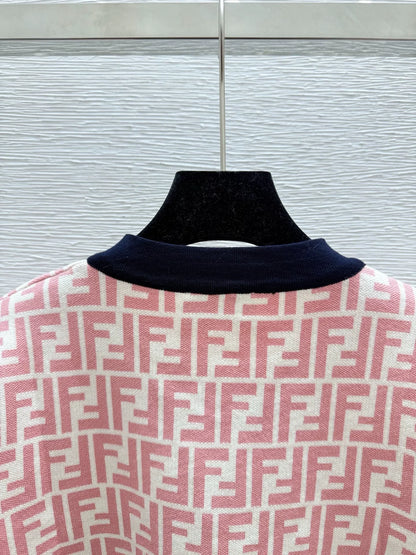25fw Old flower knitted cardigan