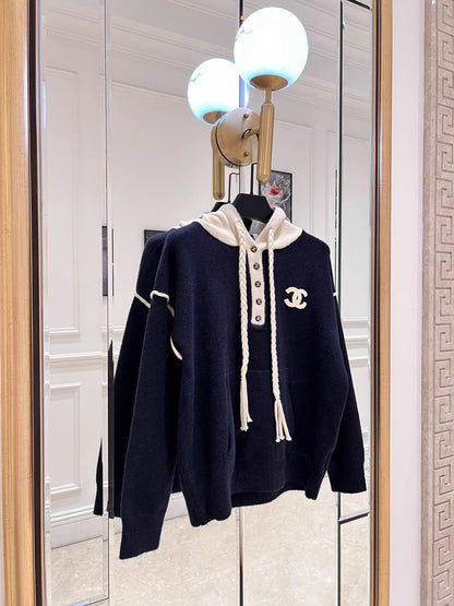 Preppy Hooded Sweater