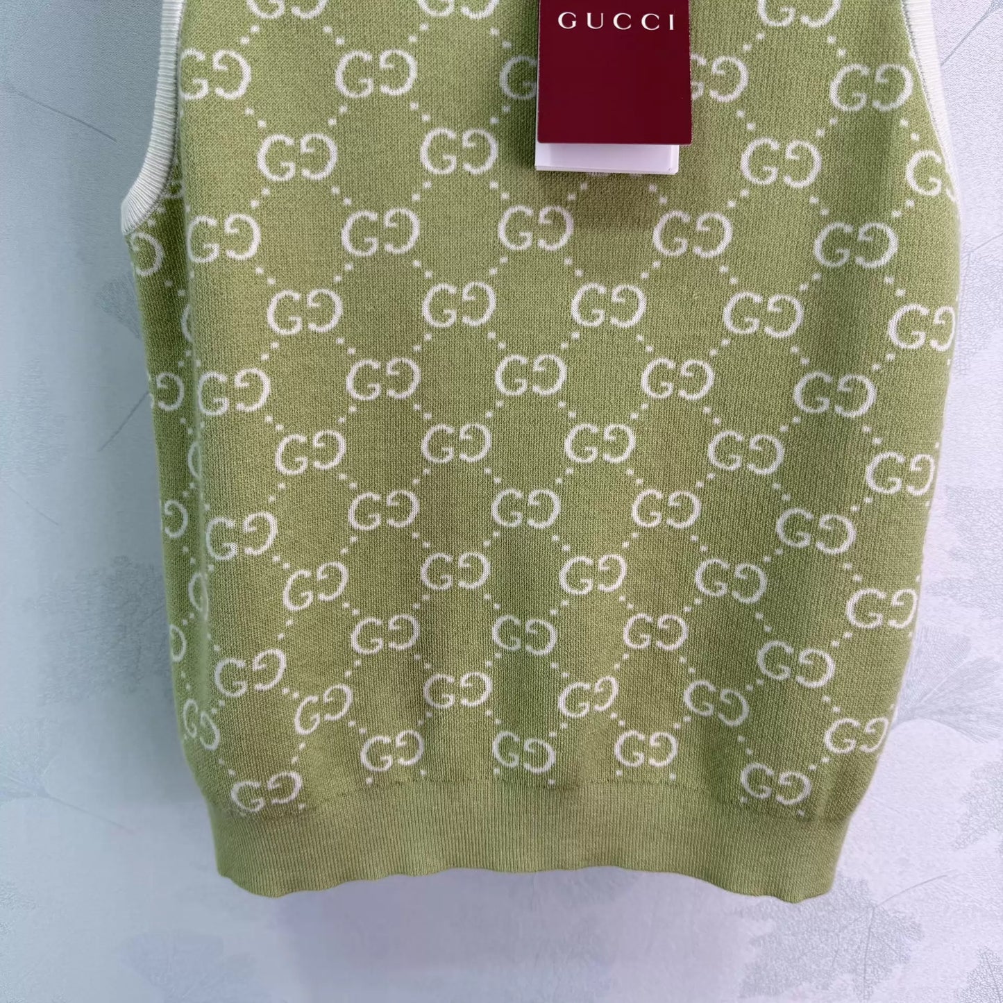 26ss Jacquard Knit Vest
