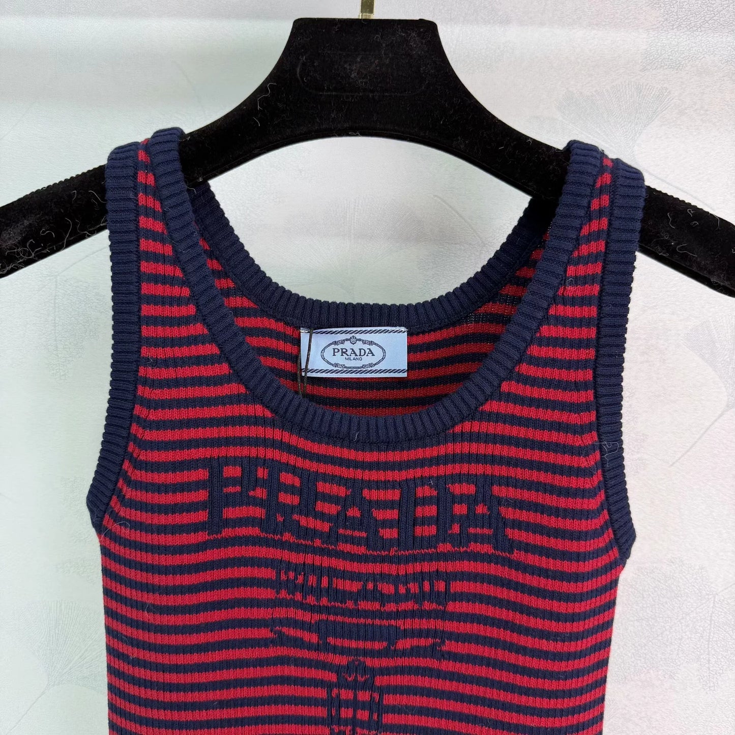 Striped Knit Vest