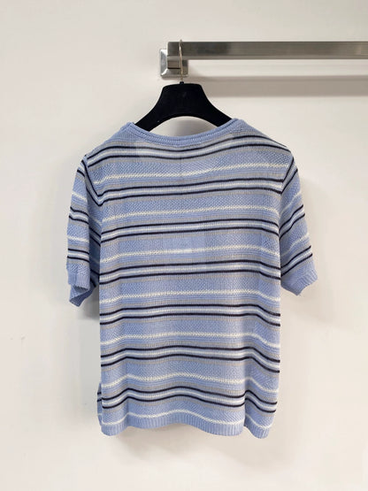 26ss Striped knit T-shirt
