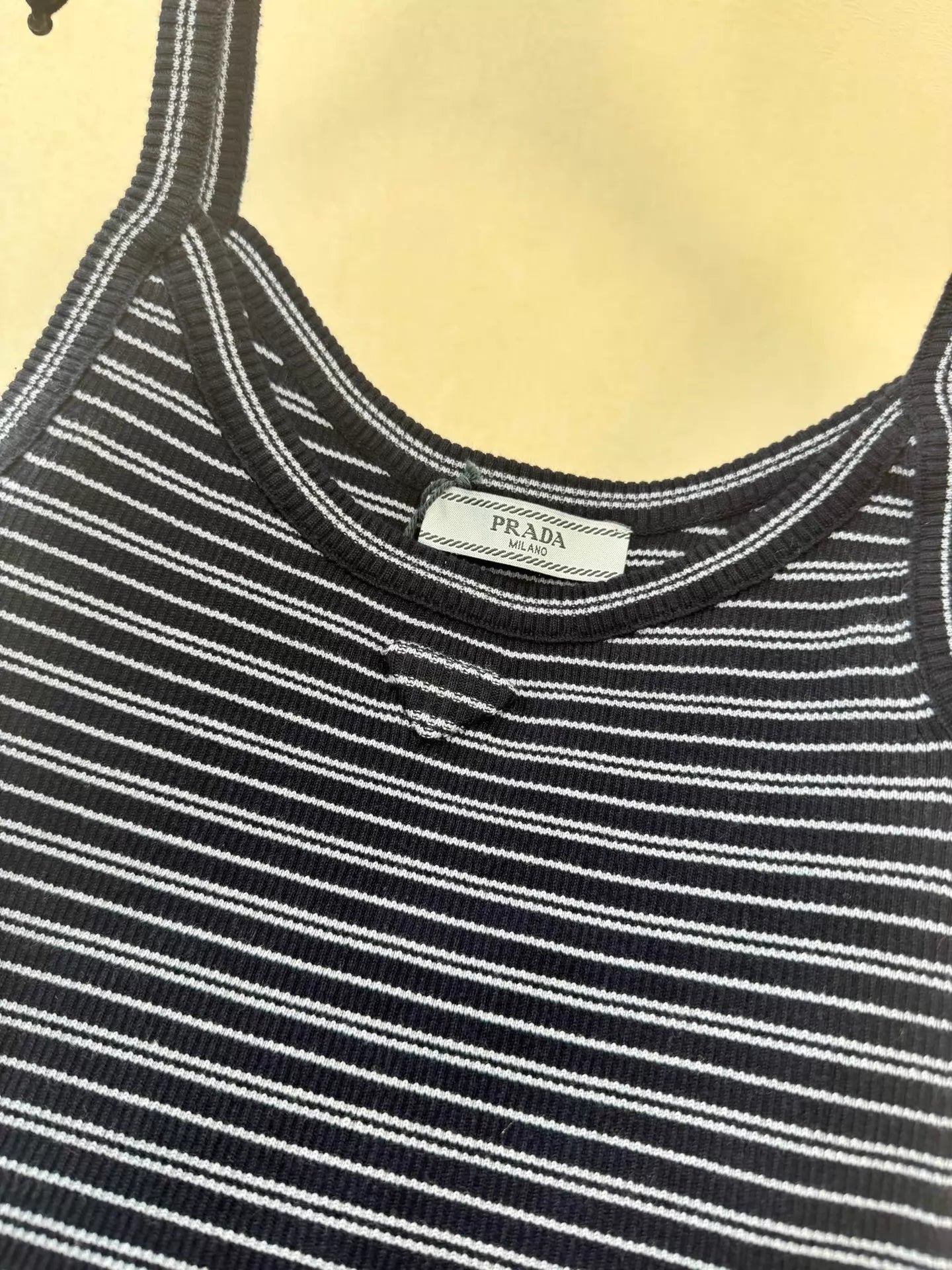 26ss Striped Knit Vest