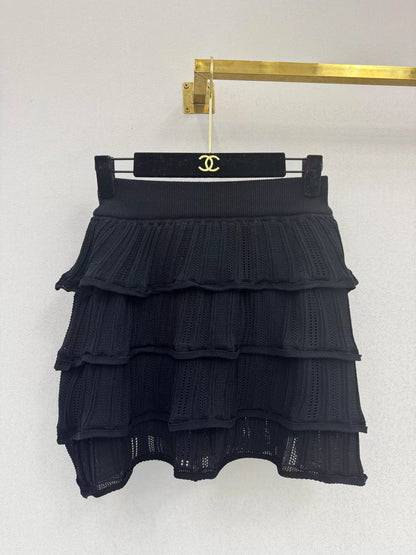 26ss Knitted Cardigan + Skirt Set