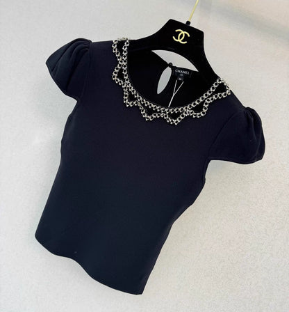 Beaded T-shirt