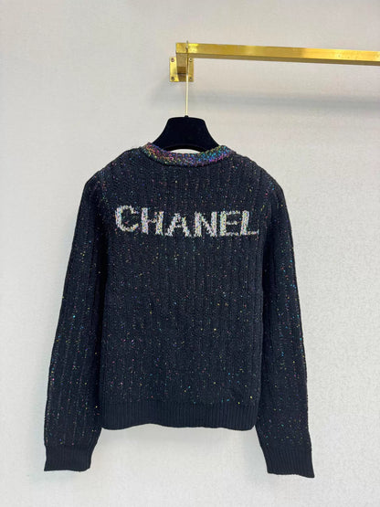 Tweed Short Knit Cardigan