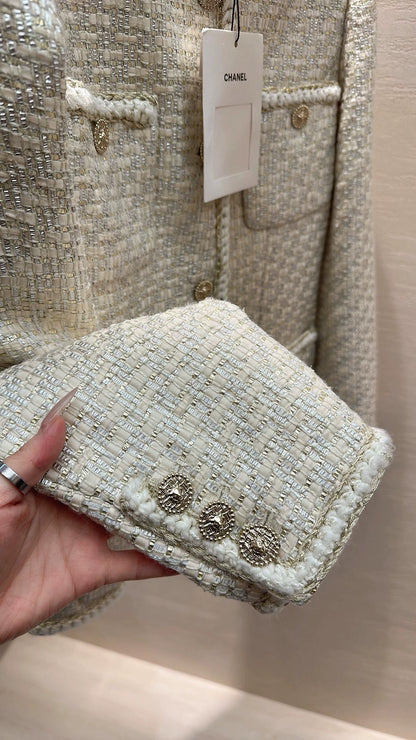 Woven-Pocket Jacket