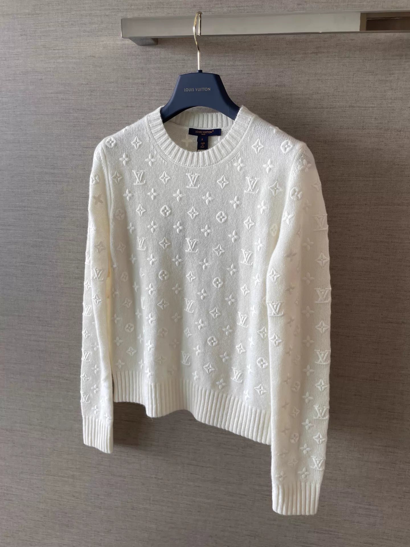Jacquard knit sweater