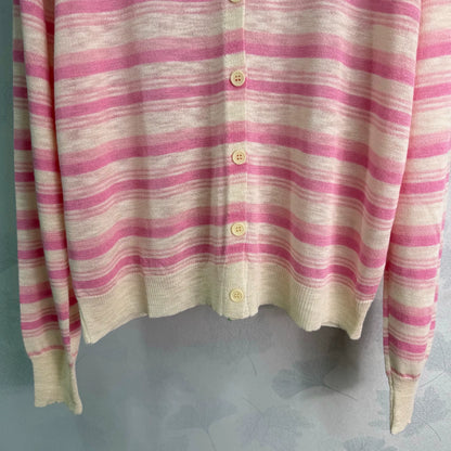 Loewe/26 Early Autumn New Striped Long-Sleeve Cardigan