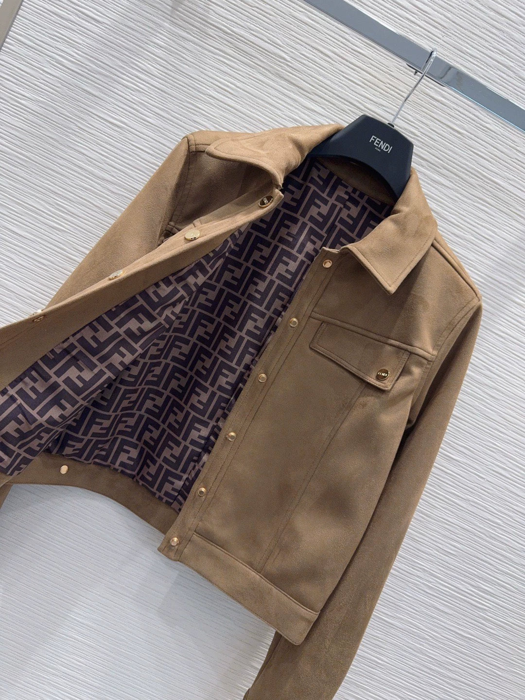 26New Faux Suede Jacket