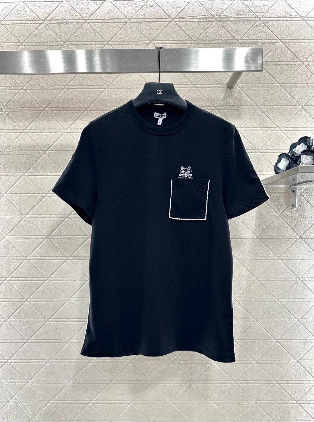 Pocket Embroidered Logo T-Shirt