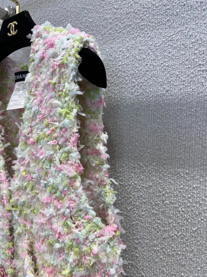 25fw Colorful macaron knitted vest（Medieval Series）