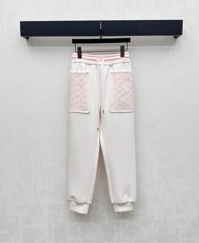 Louis Vuitton /26New Season Hooded Jacquard Jacket & Trousers Set