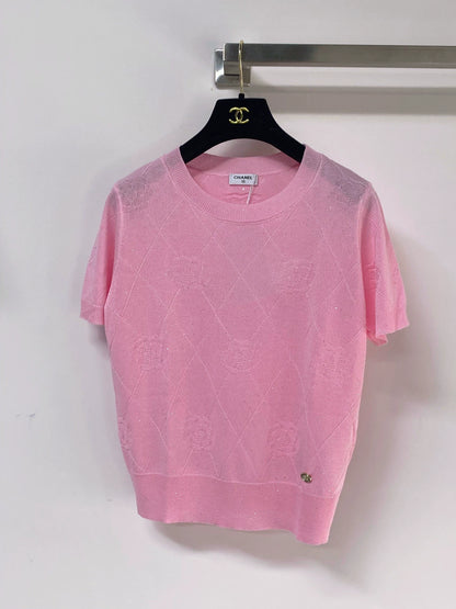 26ss logo knit T-shirt